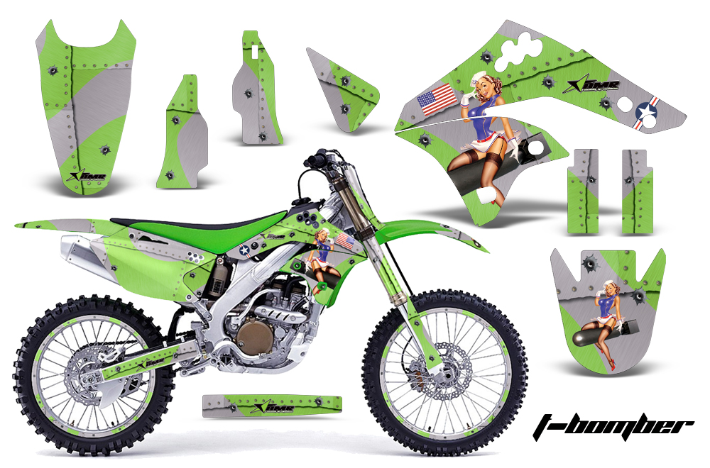 Kawasaki KX250F 06-08 Graphics Kit TB G NPs